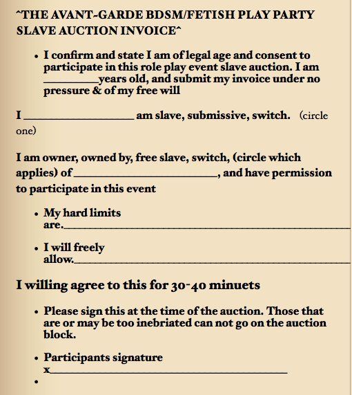 bdsm contract slave wife