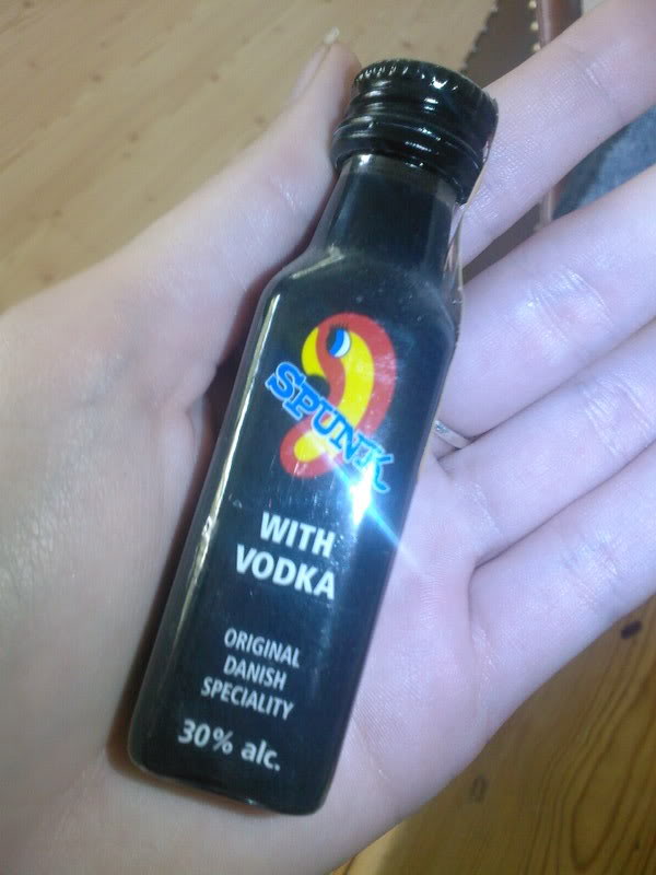 TigerвЂ™s E. reccomend Spunk vodka shot
