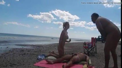 Canine reccomend wifes italian masturbate dick on beach