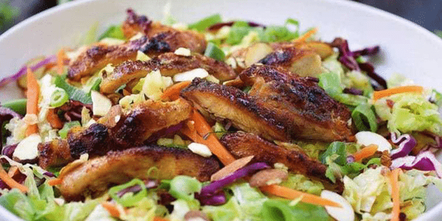 best of Chicken with Asian cabbage salad