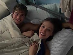 Teen with perfect tits has passionate sex in the morning - Mini Diva.