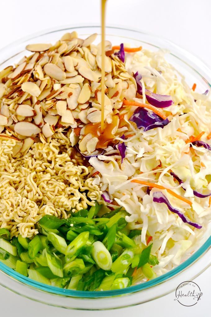 Polar reccomend Asian cabbage salad with ramen noodles