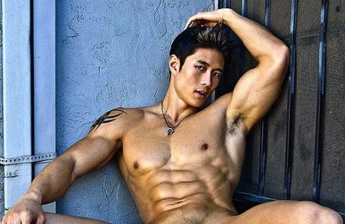 Asian male models bodybuilders
