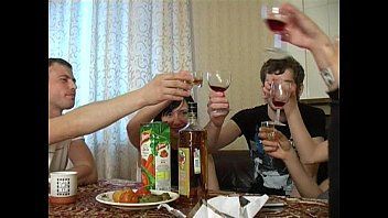 Rhubarb reccomend drinking vodka