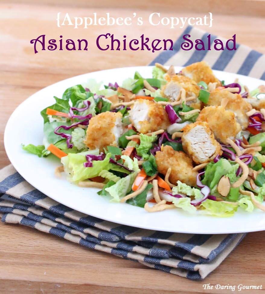 Asian chicken salad with cabbage