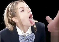 Highlander reccomend sexy japanese blowjob cock load cumm on face