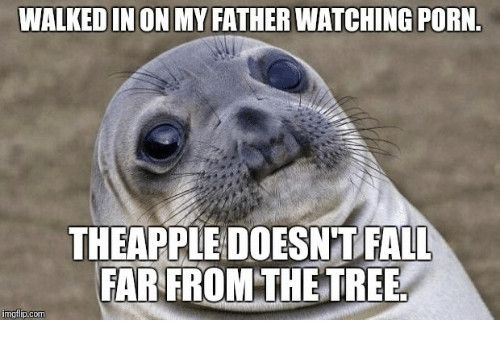 Watching porn my dad