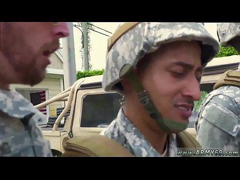 Army cumshot photo on black guys. Gay porn clips