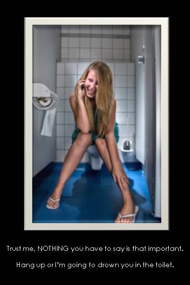 Woman peeing on toilet pictures only