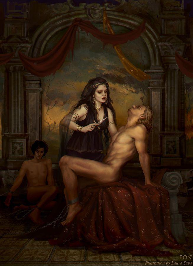 Black W. reccomend Vampire erotic digital art