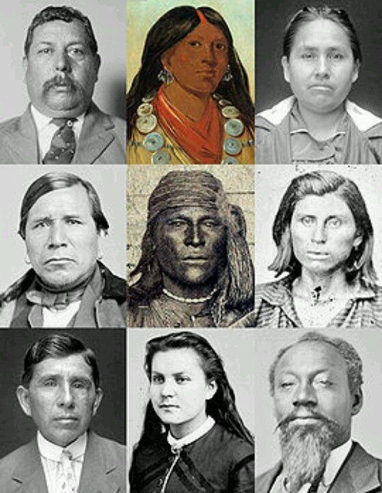 Facial features of chickasaw tribes