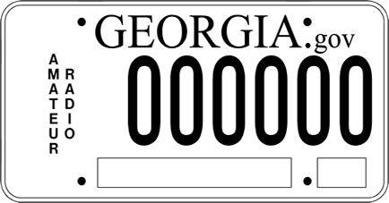 Amateur license plates
