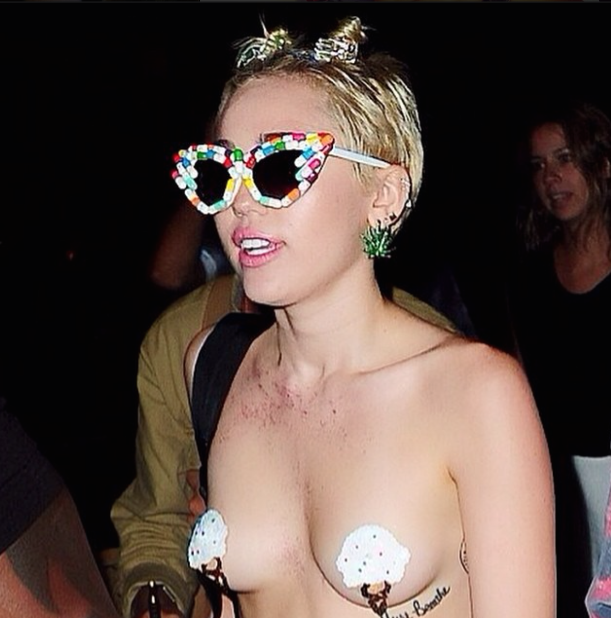 Miley cyrus boob tat