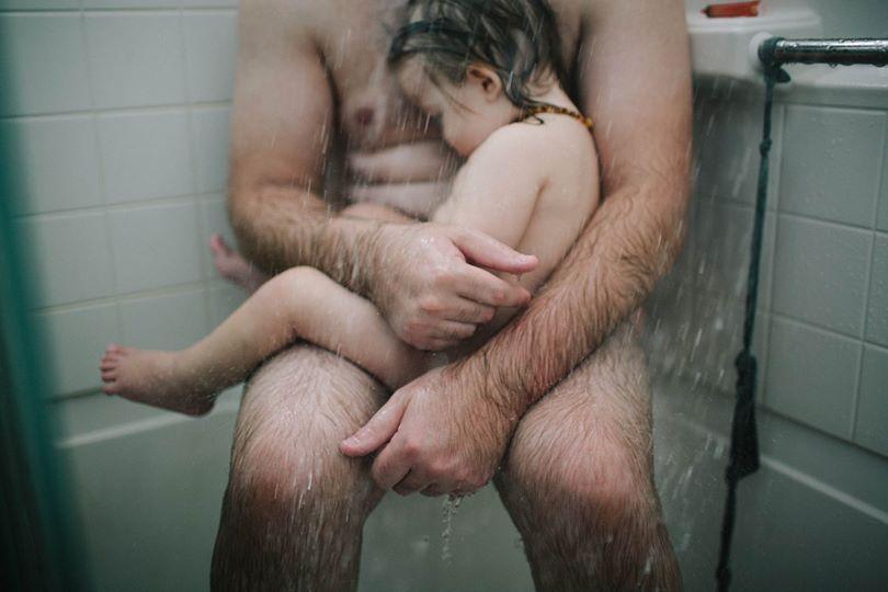 Father son shower porn