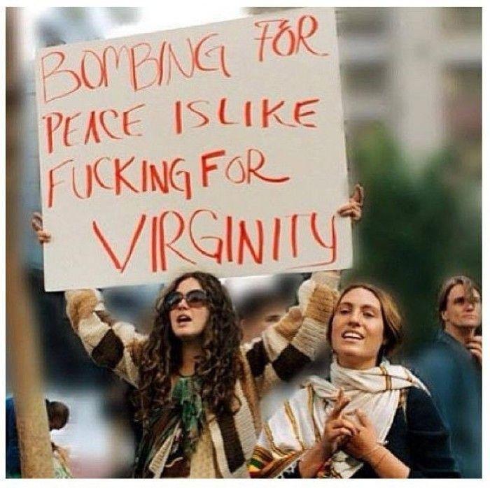 Bombing fucking like peace virginity