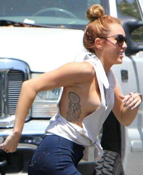 Miley cyrus boob tat