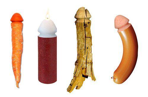 Dildo out of household items