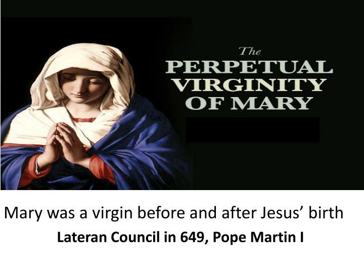 best of Lateran Marys perpetual virginity