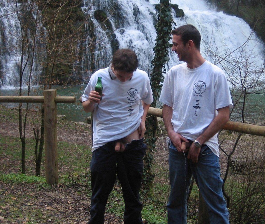 Male piss outdoors pictures