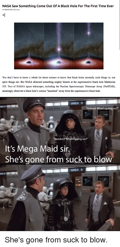 Snap reccomend Mega maid shes gone from suck to blow