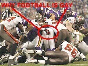 Gay football butt