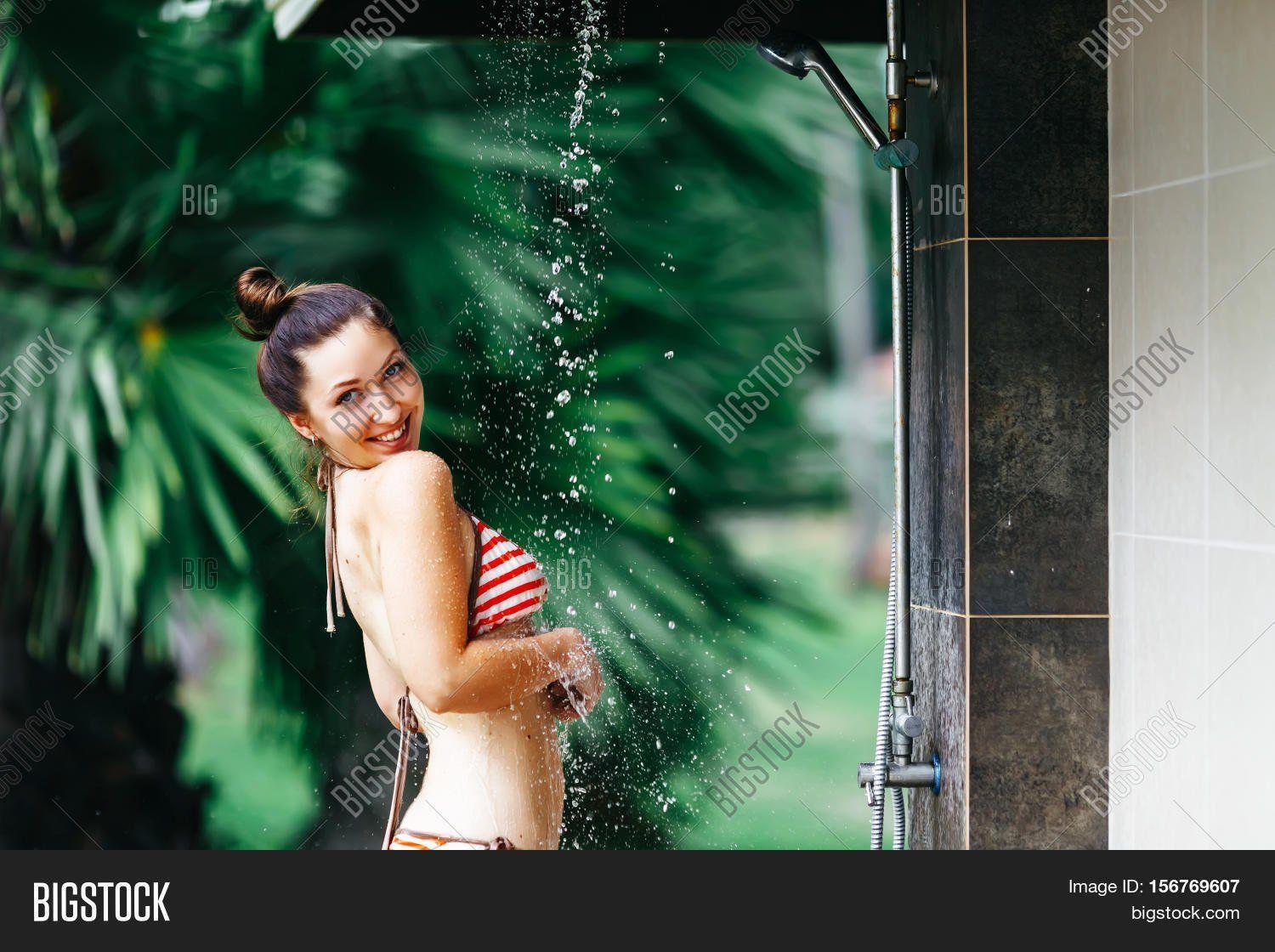 Sexy girls taking shower