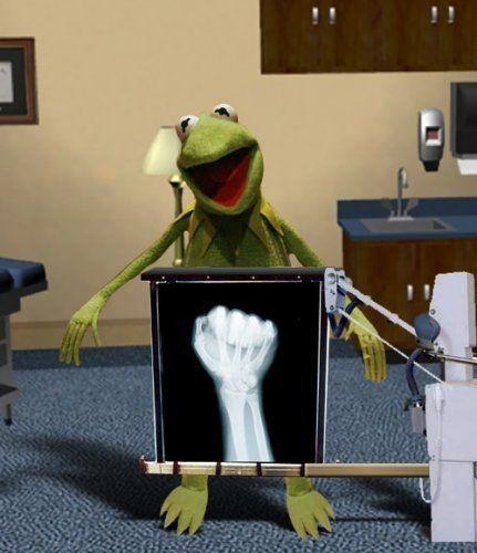Kermit fisting piggy