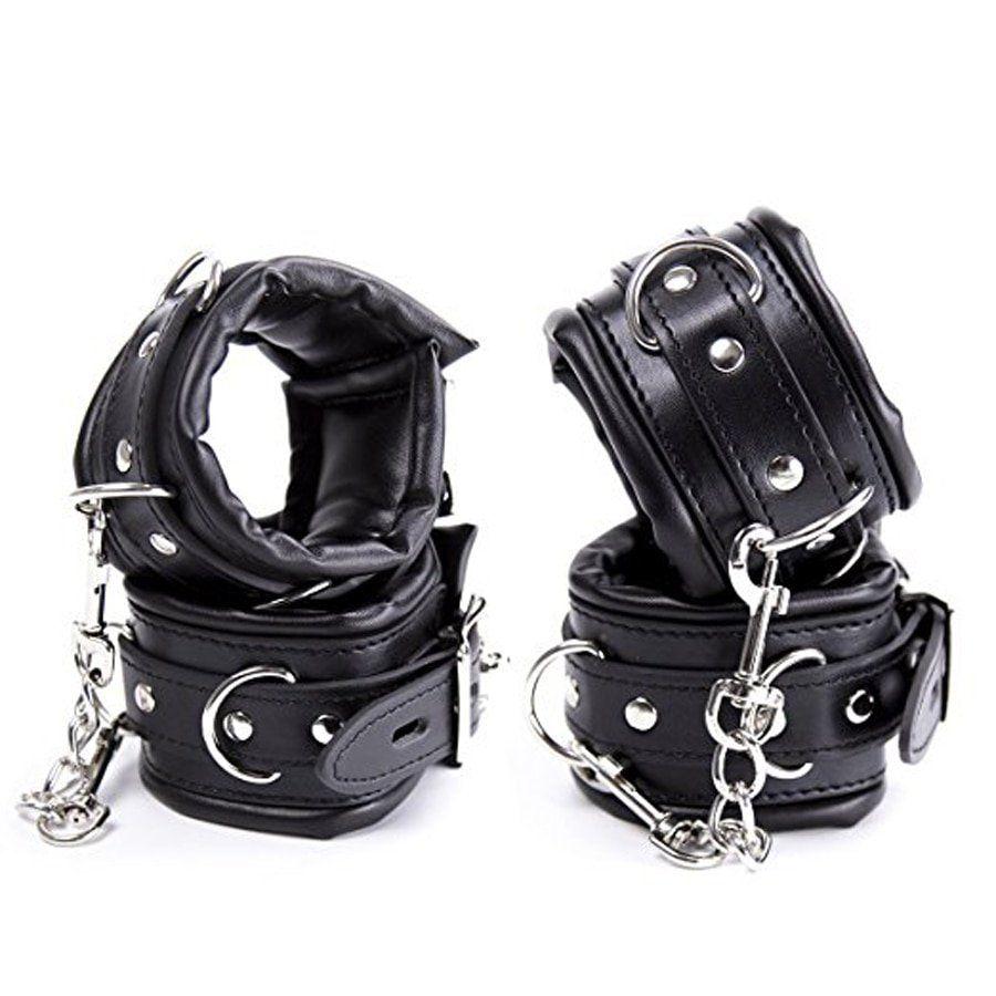 Blade reccomend Bdsm handcuffs leather