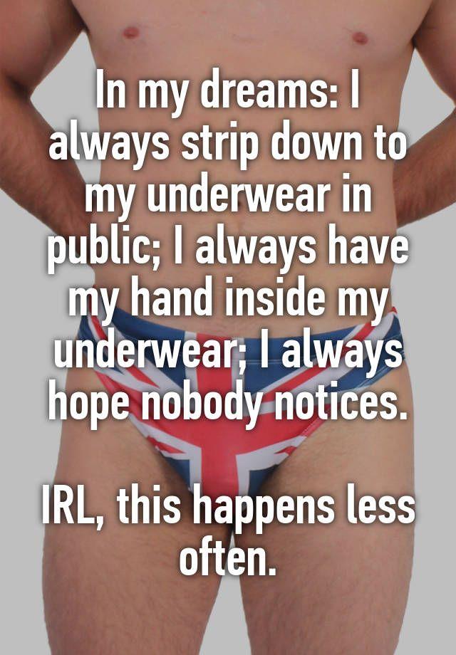 Hazing underwear strip