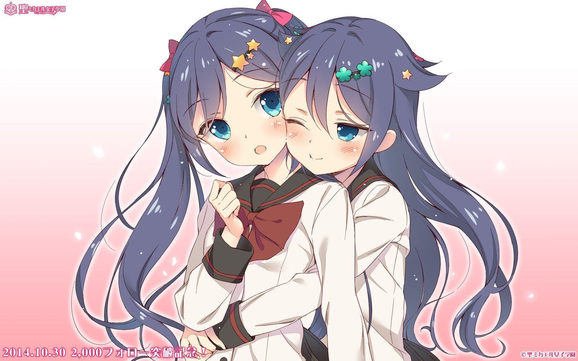 best of Lesbians Anime twins