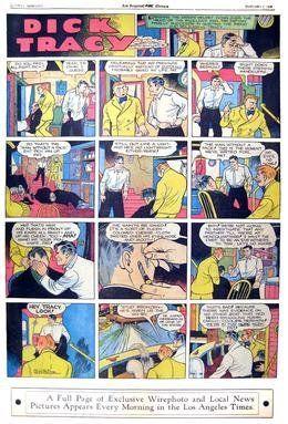 Dick tracy comic strip and technology