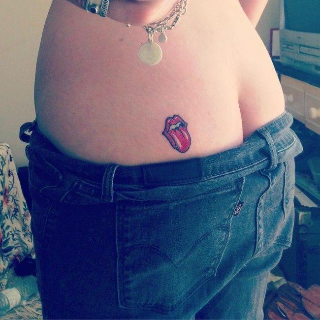 Tattoo on ass bum butt