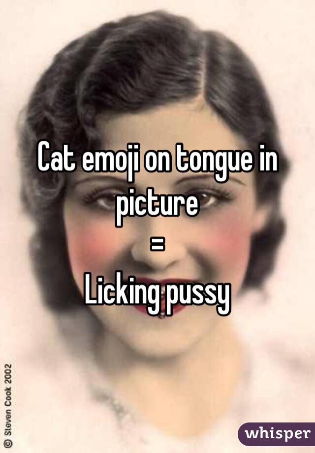 Cat tongue licks pussy pic