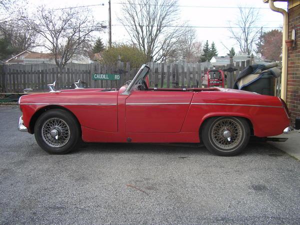 X reccomend Chasie numbers for 1968 mg midget