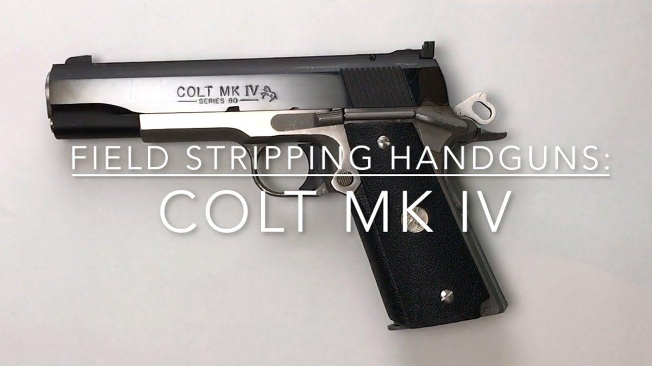 Colt series 70 field strip