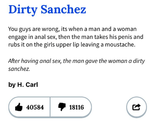 Dirty position sanchez sex