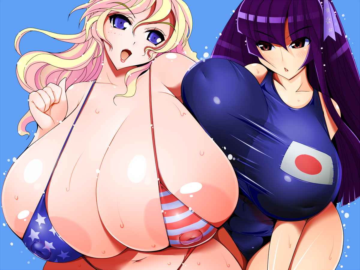 Huge boobs huge hentai