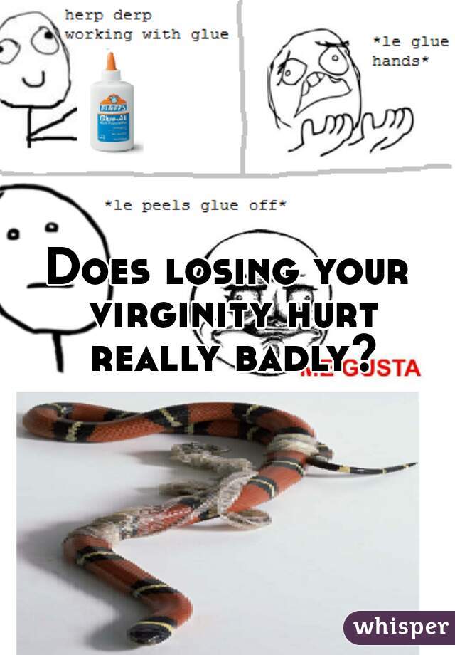 Kraken reccomend Hurt losing our virginity