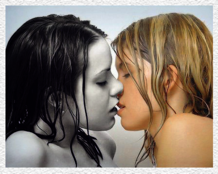 best of Shower In kissing lesbian