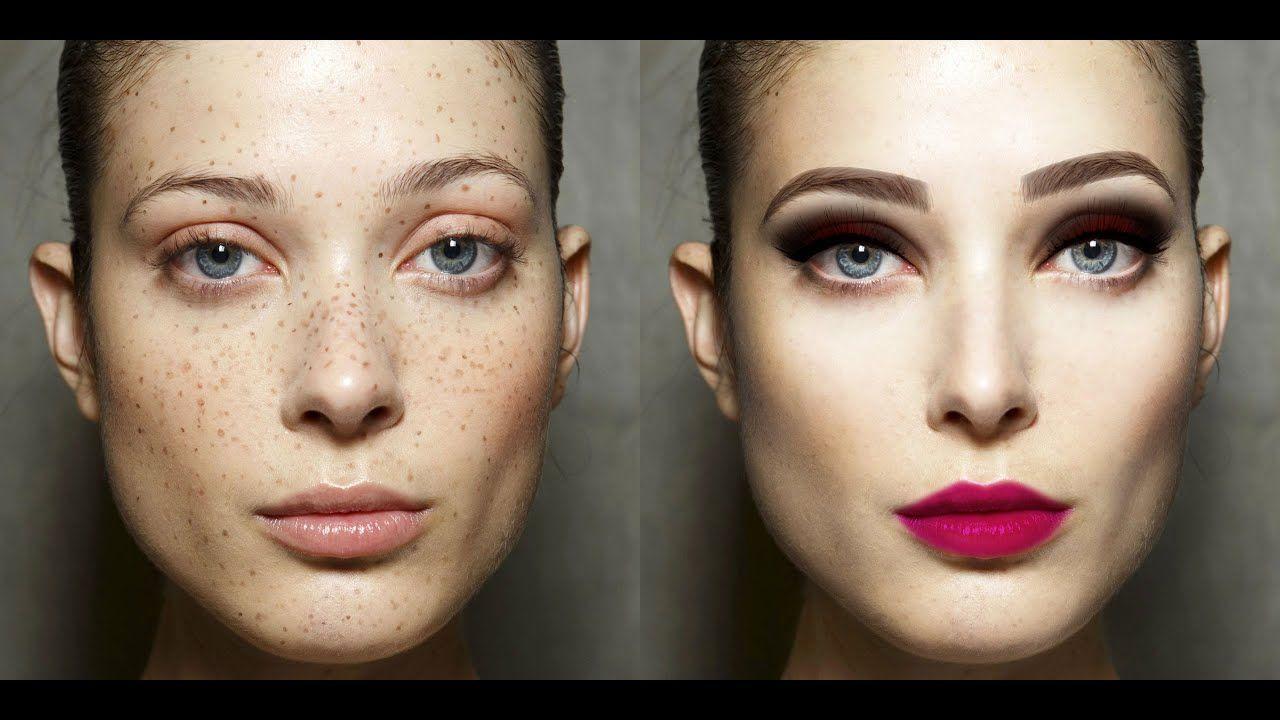 Photoshop facial retouch