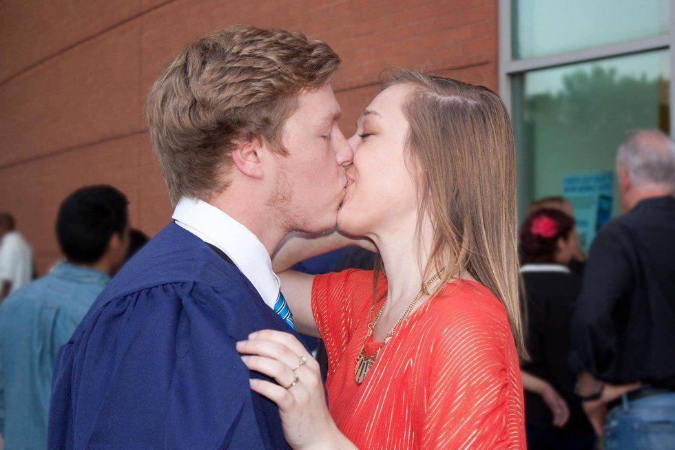 Senior dating kissing freshman teen